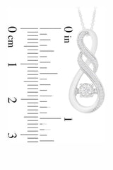 Latest Yaathi Double Infinity Pendant Necklace, Jewellery
