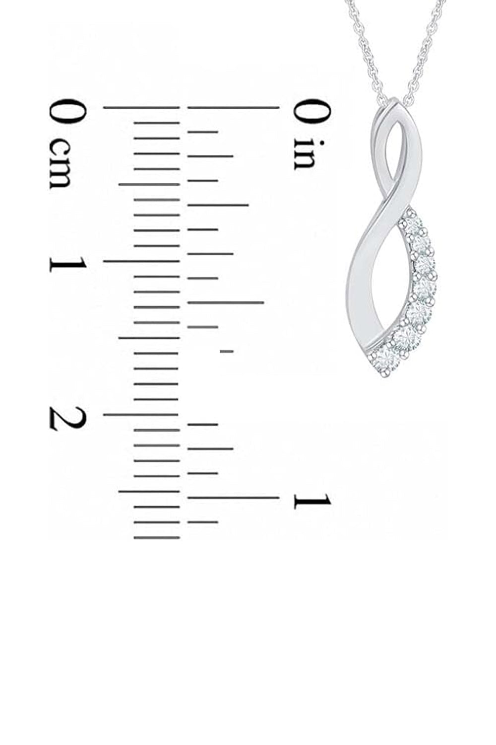 Latest Diamond Infinity Pendant Necklace
