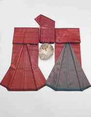 Maroon Kubera Silk Saree