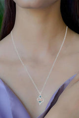 Nana Heart Infinity Pendant Neckalce