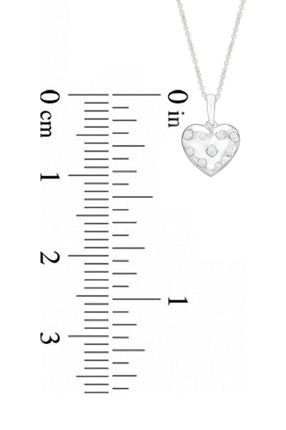 Diamond Heart Pendant Necklace, Pendant Necklaces