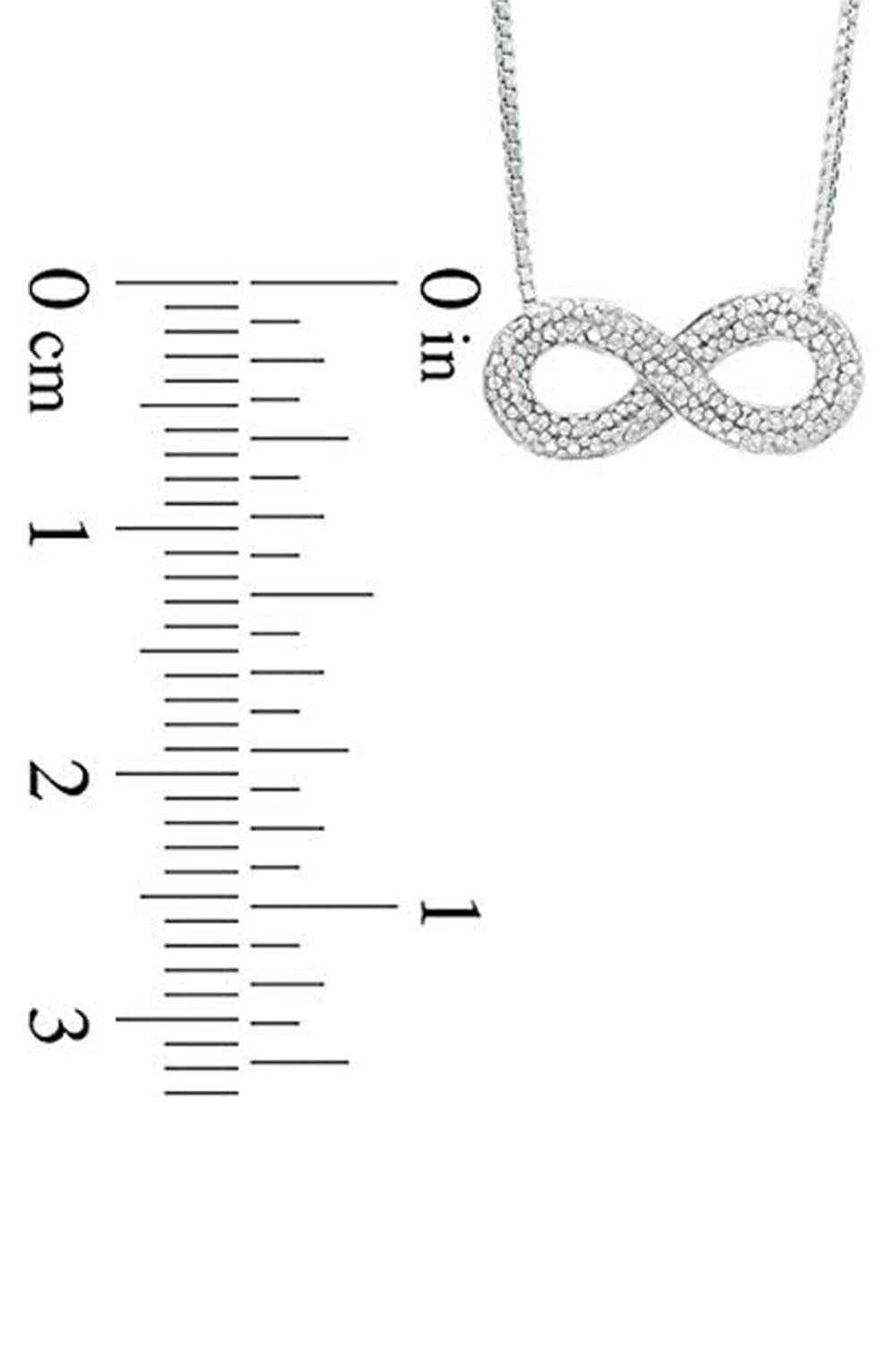  Latest Moissanite Infinity Pendant Necklace