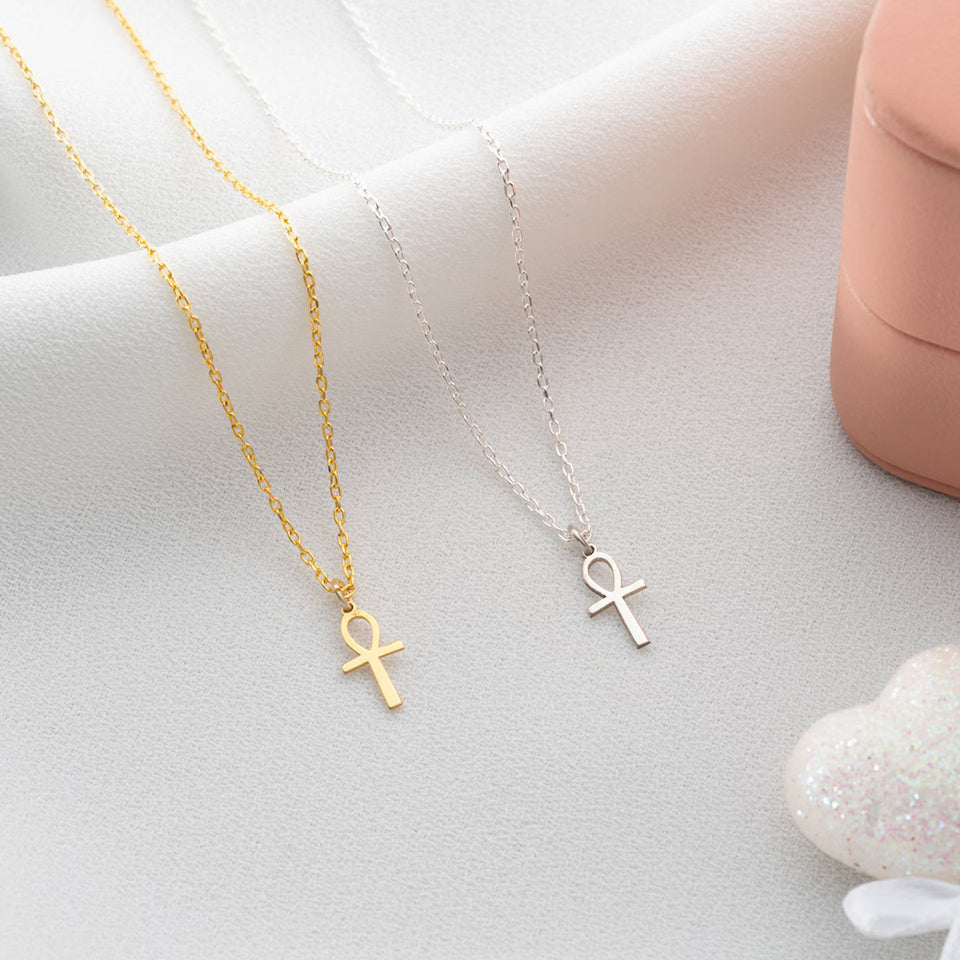 Egyptian Ankh Cross Pendant Necklace