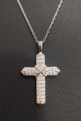 Bold Cross Pendant Necklace