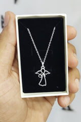 Infinity Angel Pendant Necklace