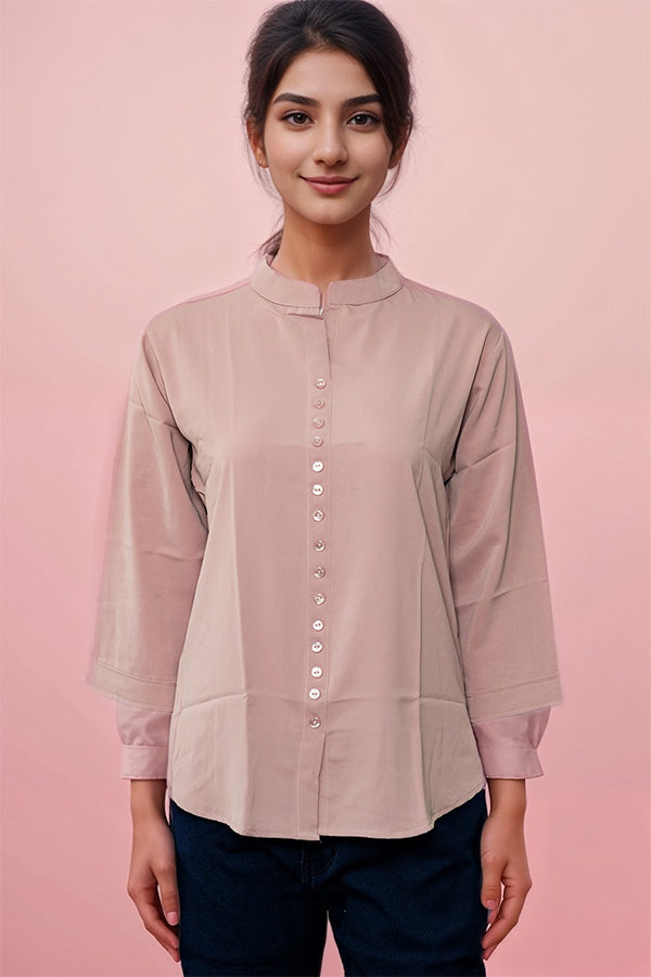 Yaathi Mandarin Collar Top