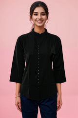 Yaathi Mandarin Collar Top