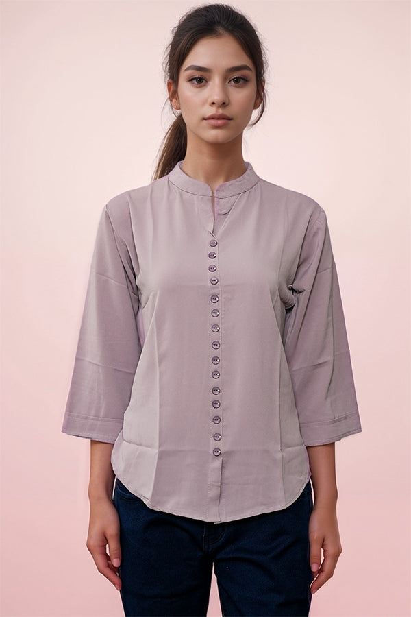 Yaathi Mandarin Collar Top