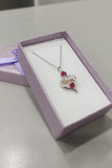 Nana Heart Infinity Pendant Neckalce