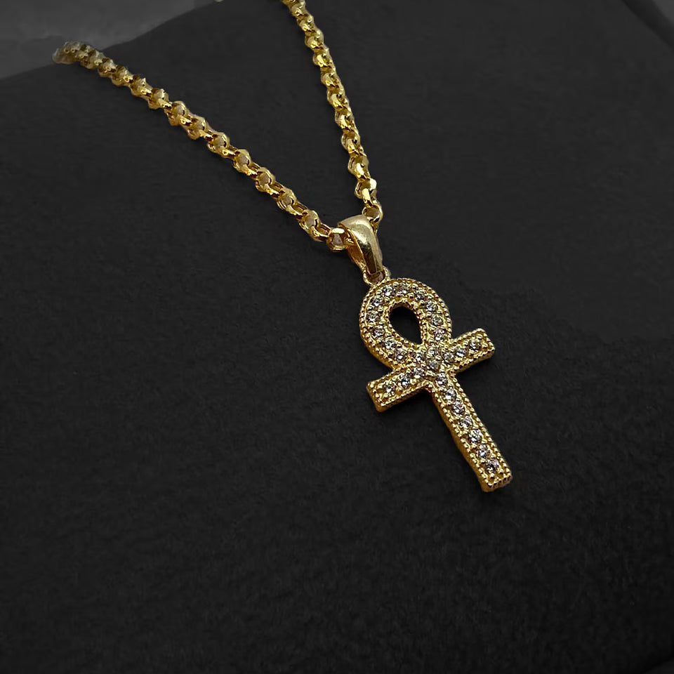 Ankh Cross Pendant Necklace