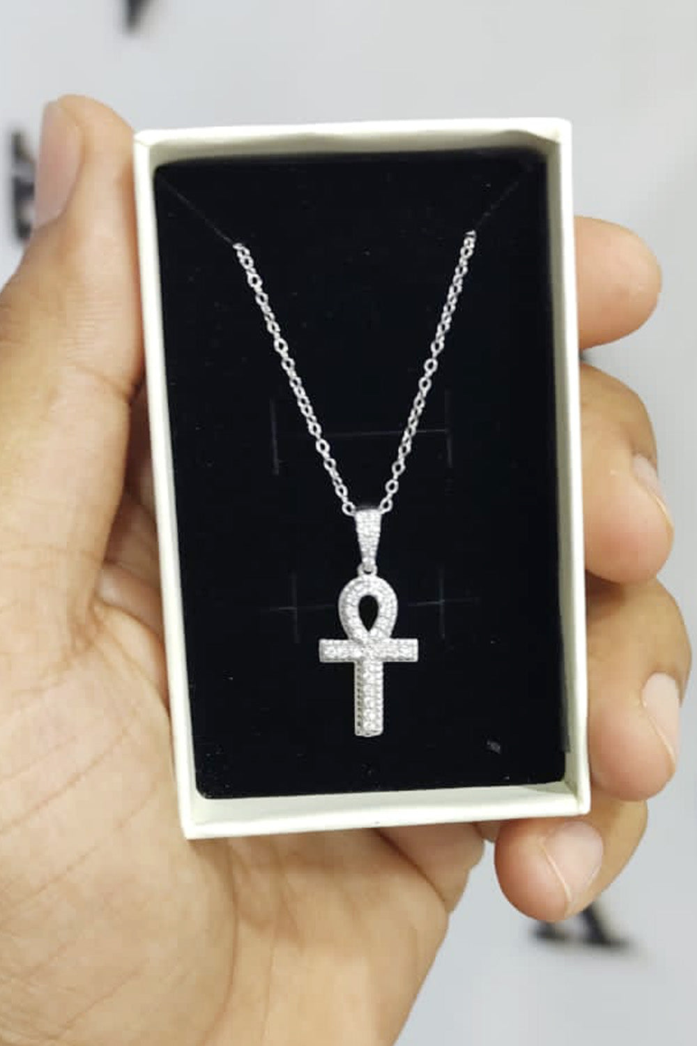 Ankh Cross Pendant Necklace