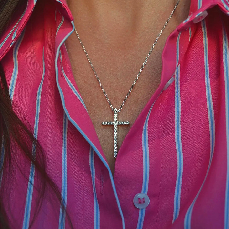 Delicate Cross Pendant Necklace