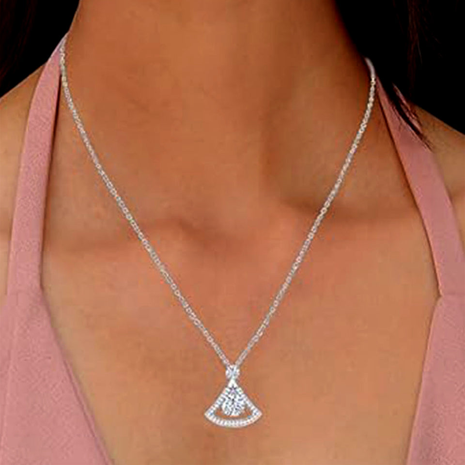 Triangle Pendant Necklace