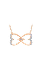 Interlocking Infinity Pendant Necklace