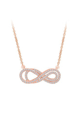 Layered Infinity Pendant Necklace