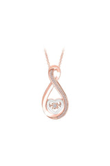 Heart Infinity Pendant Necklace