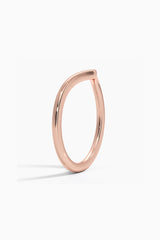 Curved V Shape Ring