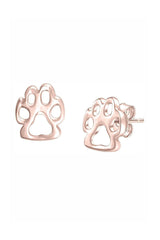 Paw Print Firction Back Stud