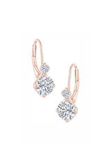 Moissanite Hypoallergenic Hoop Earrings