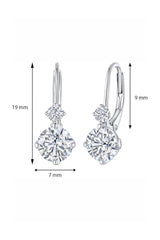 Moissanite Hypoallergenic Hoop Earrings