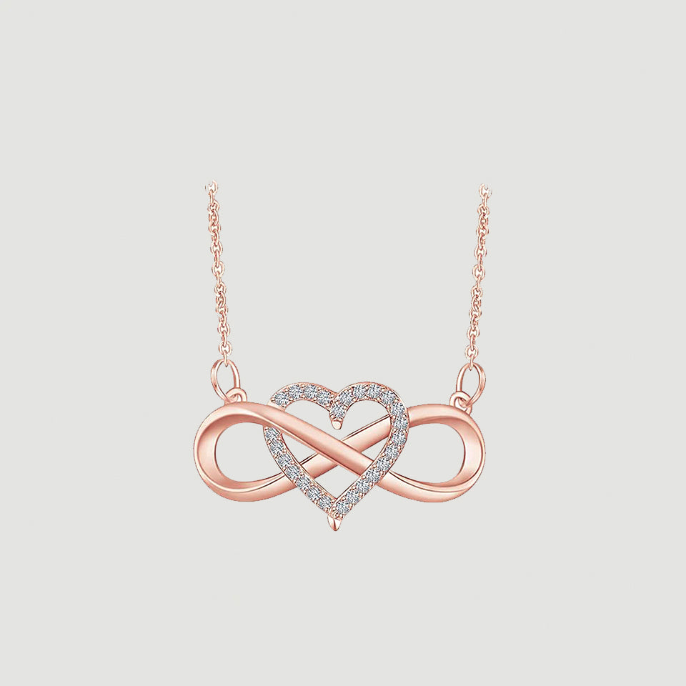 Eternal Heart Infinity Pendant Necklace