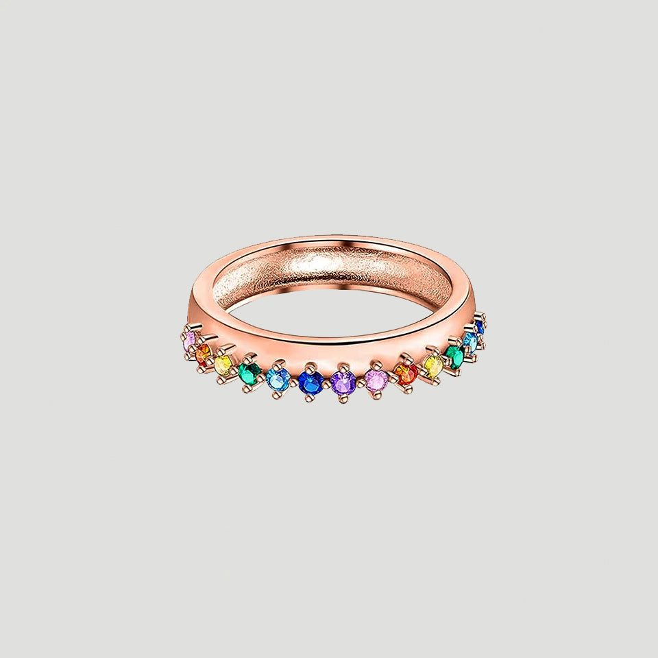 Rainbow Crown Ring