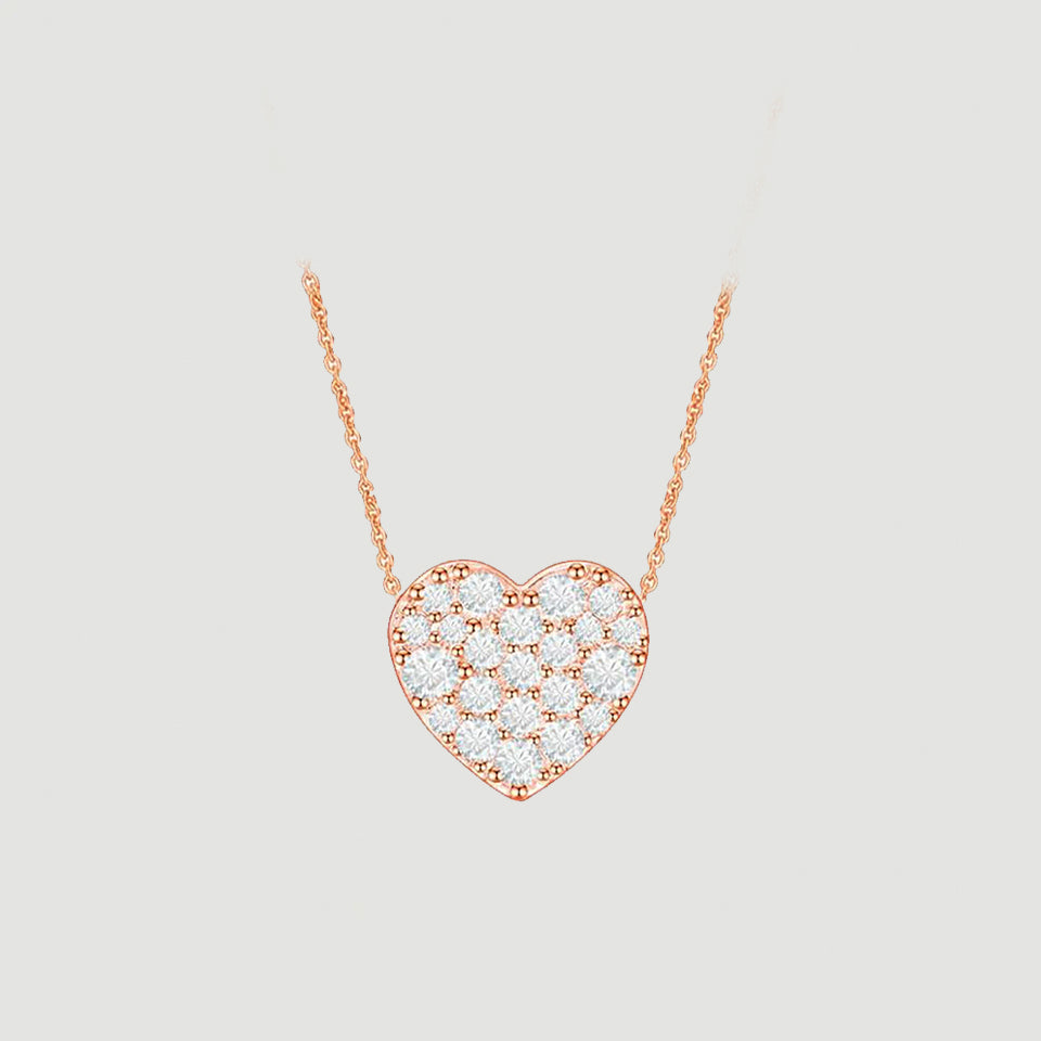 Round Cut Pendant Necklace