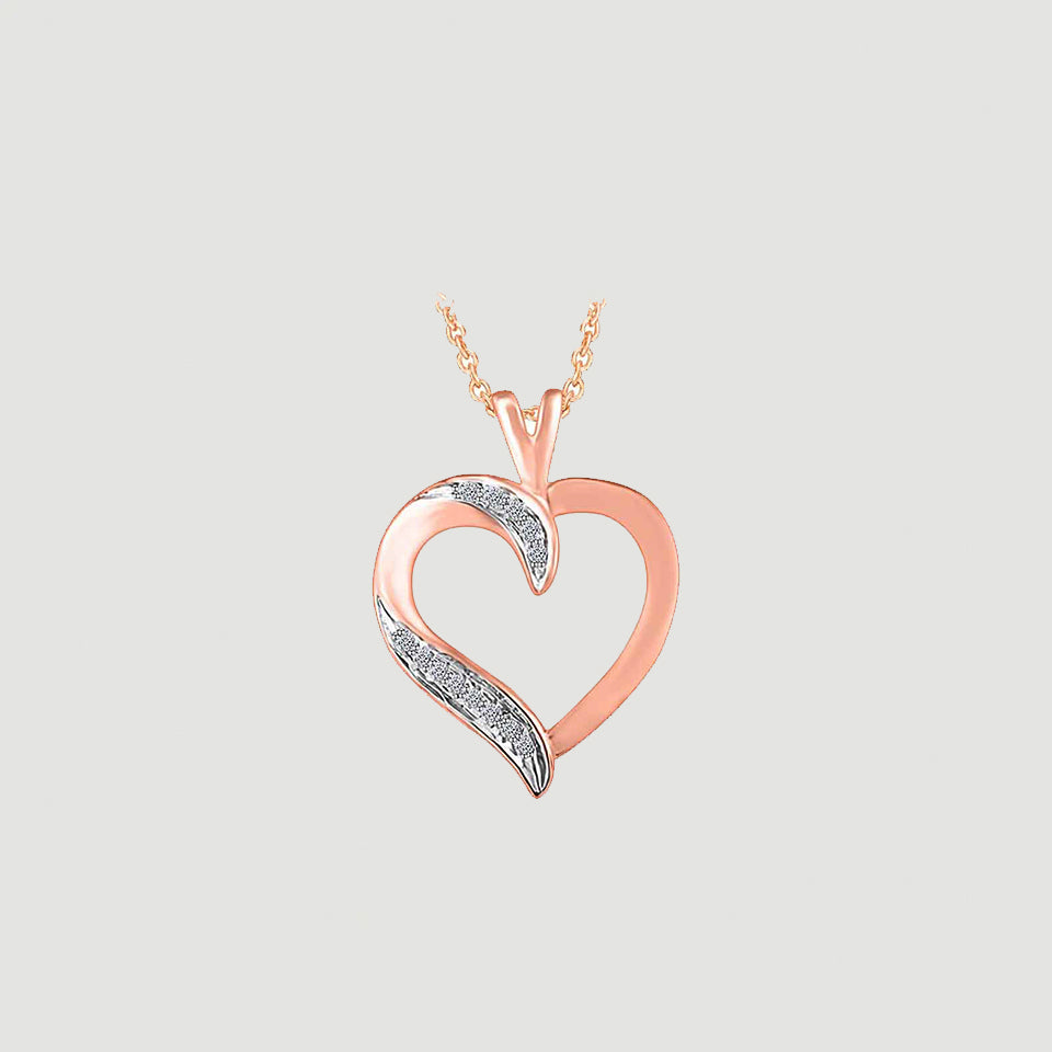 Dazzle Heart Pendant Necklace