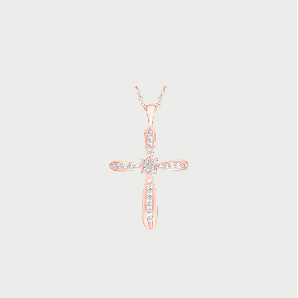 Divine Cross Pendant Necklace