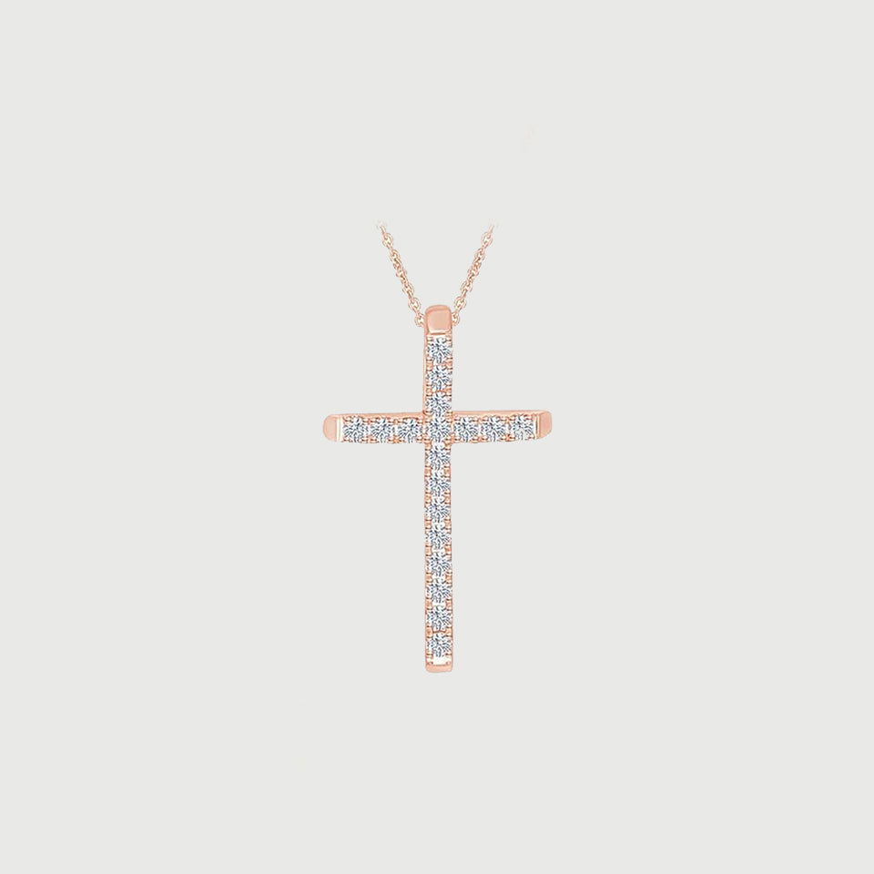 Delicate Cross Pendant Necklace