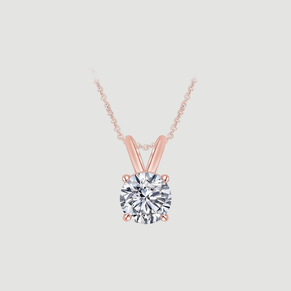 Solitaire Pendant Necklace