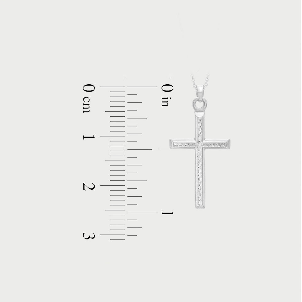 Cut Cross Pendant Necklace