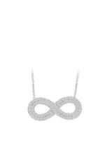 Accent Infinity Pendant Necklace