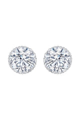 Moissanite Solitaire Stud