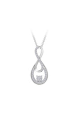 Double Infinity Pendant Necklace