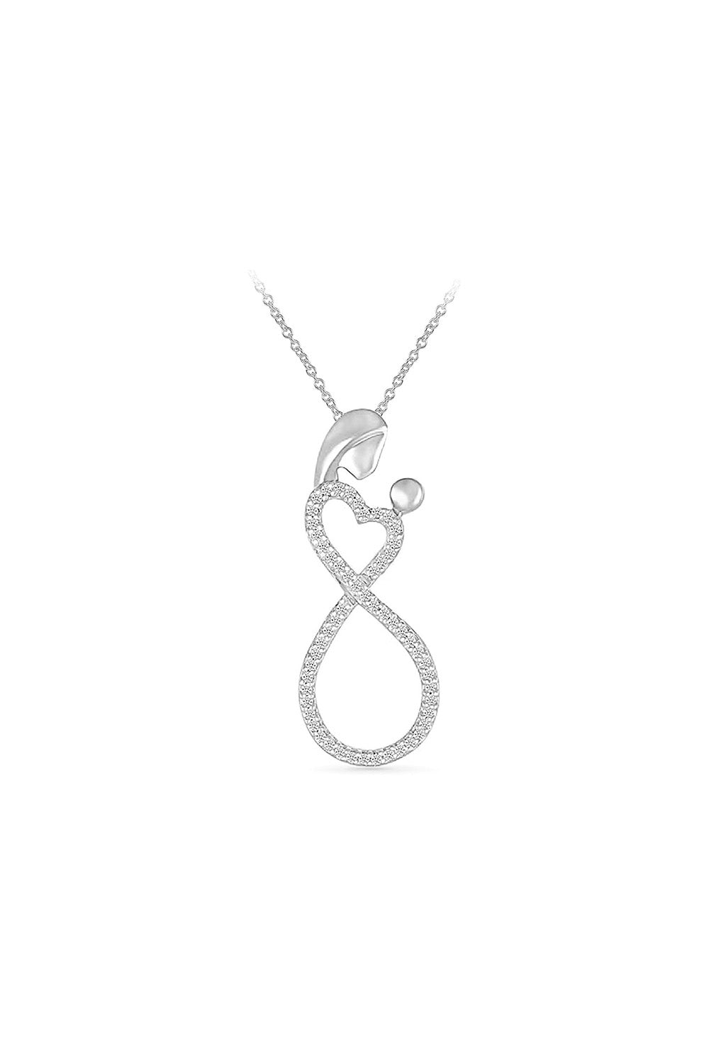 Heart Infinity Mother Love Pendant Necklace