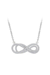 Layered Infinity Pendant Necklace