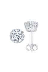 Moissanite Solitaire Stud