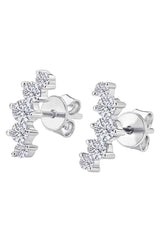 Ear Crawler Moissanite Stud