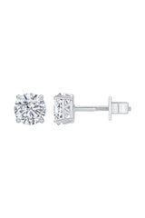 Moissanite Screw Back Stud