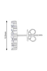 Ear Crawler Moissanite Stud