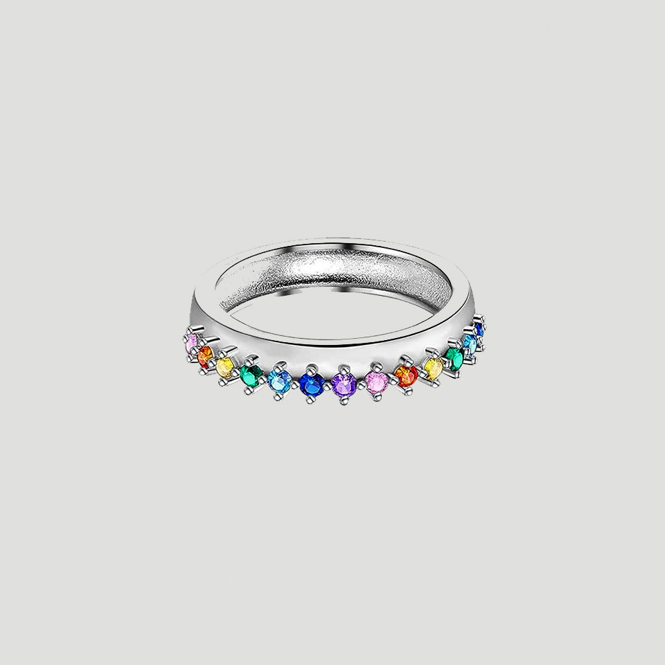 Rainbow Crown Ring