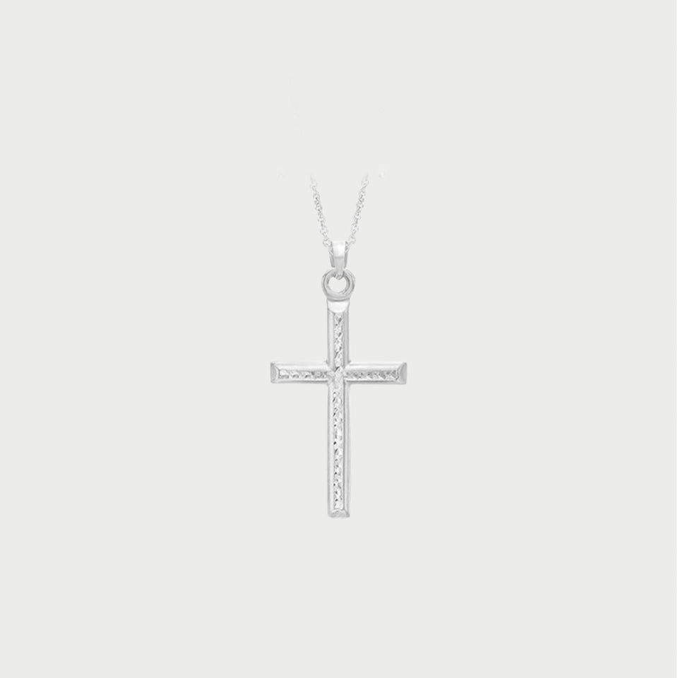 Cut Cross Pendant Necklace