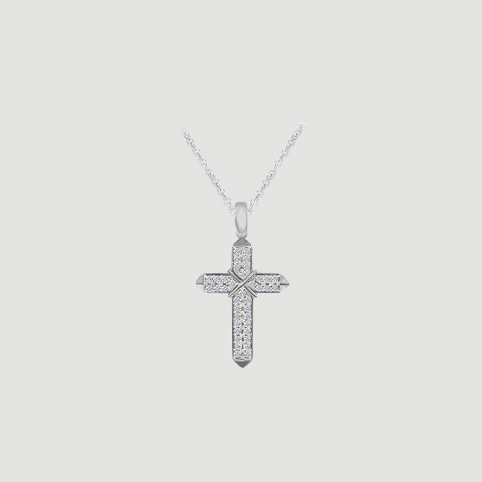 Bold Cross Pendant Necklace