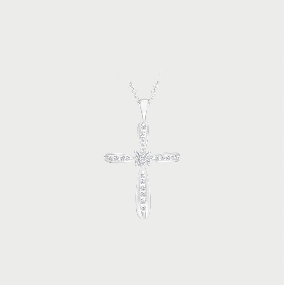 Divine Cross Pendant Necklace