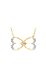 Interlocking Infinity Pendant Necklace