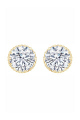 Moissanite Solitaire Stud