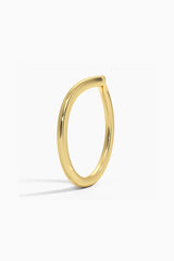 Curved V Shape Ring