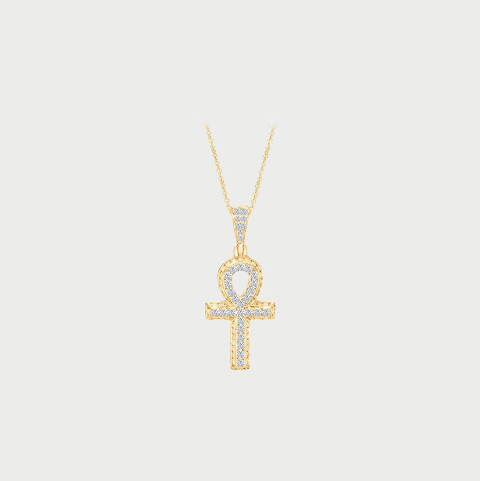 Ankh Cross Pendant Necklace