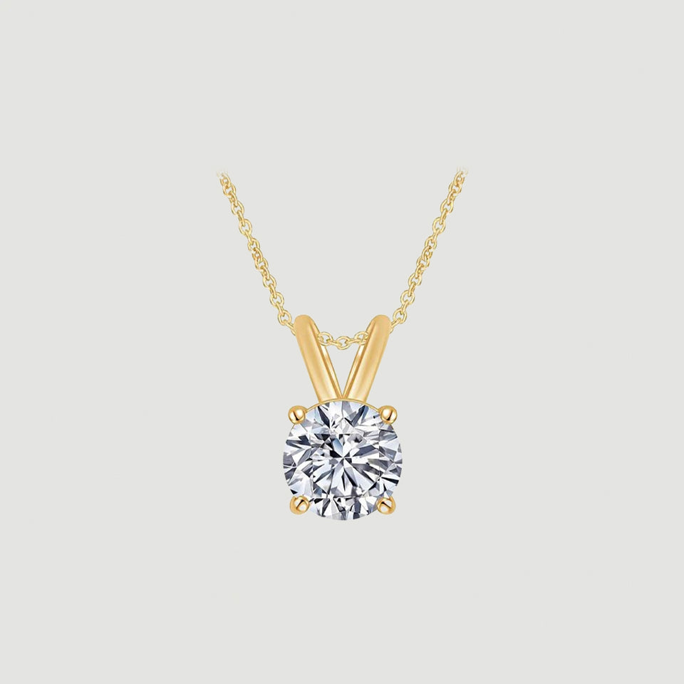 Solitaire Pendant Necklace